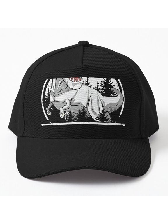 Grandpasaurus T-Rex Baseball Cap, Dinosaur Grandpa Family Design, Classic Gift Hat