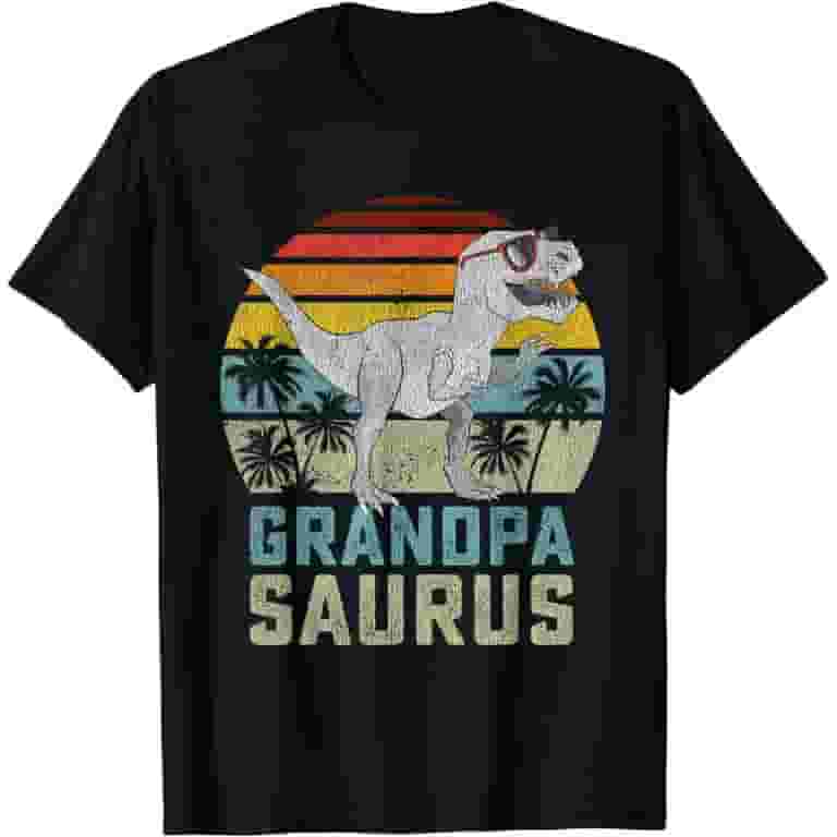 Grandpasaurus Matching Family T-Shirt, Dinosaur For Grandpa Grandpasaurus Matching Family T-Shirt, Dinosaur For Grandpa