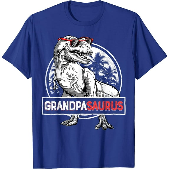 Grandpasaurus T rex Dinosaur Grandpa Saurus Father's Family Unisex T-Shirt for Men Women