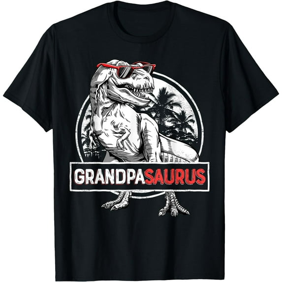 Grandpasaurus T rex Dinosaur Grandpa Saurus Father's Family Unisex T-Shirt for Men Women