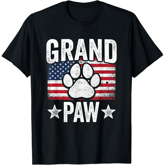 Grandpaw - Dog Grandpa Father's Day Family Grandkids T-Shirt - Walmart.com