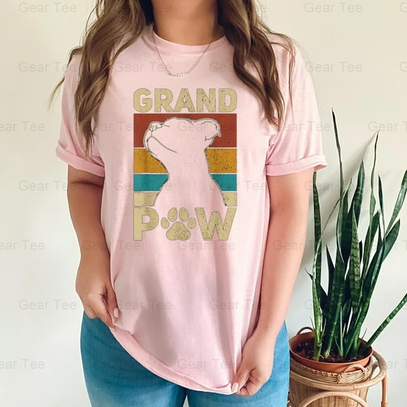 Grandpaw, The Dog, Funny, Grandpa, Dog Lover, Grandfather, Pet, Animal, Humor, Father T-Shirt Unisex, up to 5XL