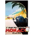 thumbnail image 1 of Grandprix Automobile Monaco 1933 Wall Poster, 14.725" x 22.375", 1 of 5