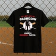 thumbnail image 1 of Grandson Baseball Player T-Shirt - Baseball Grandma/Grandpa Gift, 1 of 4