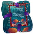 thumbnail image 1 of to My Grandson Blanket, Grandson Gifts from Grandma Grandpa Grandparents, Grandson Blanket Gifts for Christmas Xmas Birthday Graduation Anniversary Thanksgiving, Idea Gifts Throw Blanket, 1 of 7