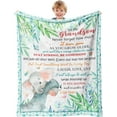 thumbnail image 1 of Grandson Gifts from Grandma/Grandpa, Birthday Graduation Gifts for Grandson Blanket 40’’x50’’, to My Grandson Gift Ideas, Best Grandson Ever Gift, Baptism for Grandson Blanket, 1 of 6