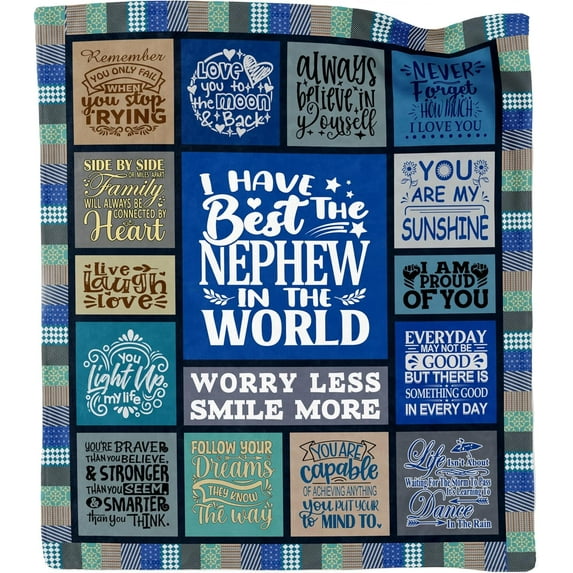 Grandson Gifts from Grandma Grandpa, Gifts for Grandson Blanket, Birthday Gifts for Grandson, Grandson Gifts from Grandparents, Grandson Birthday Graduation Gifts Throw Blanket 50"X60"