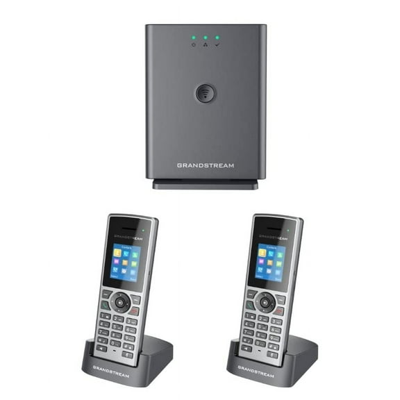 Grandstream DP752 Long-Range DECT Base Station + DP722 Units DECT HD Handset (2 x DP722)