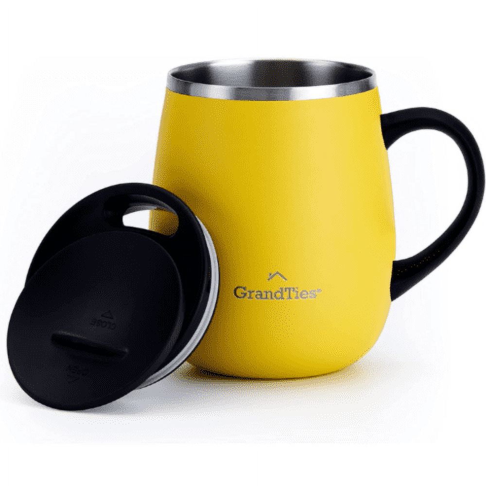 Grandties 16oz Insulated Coffee Mug Lemon