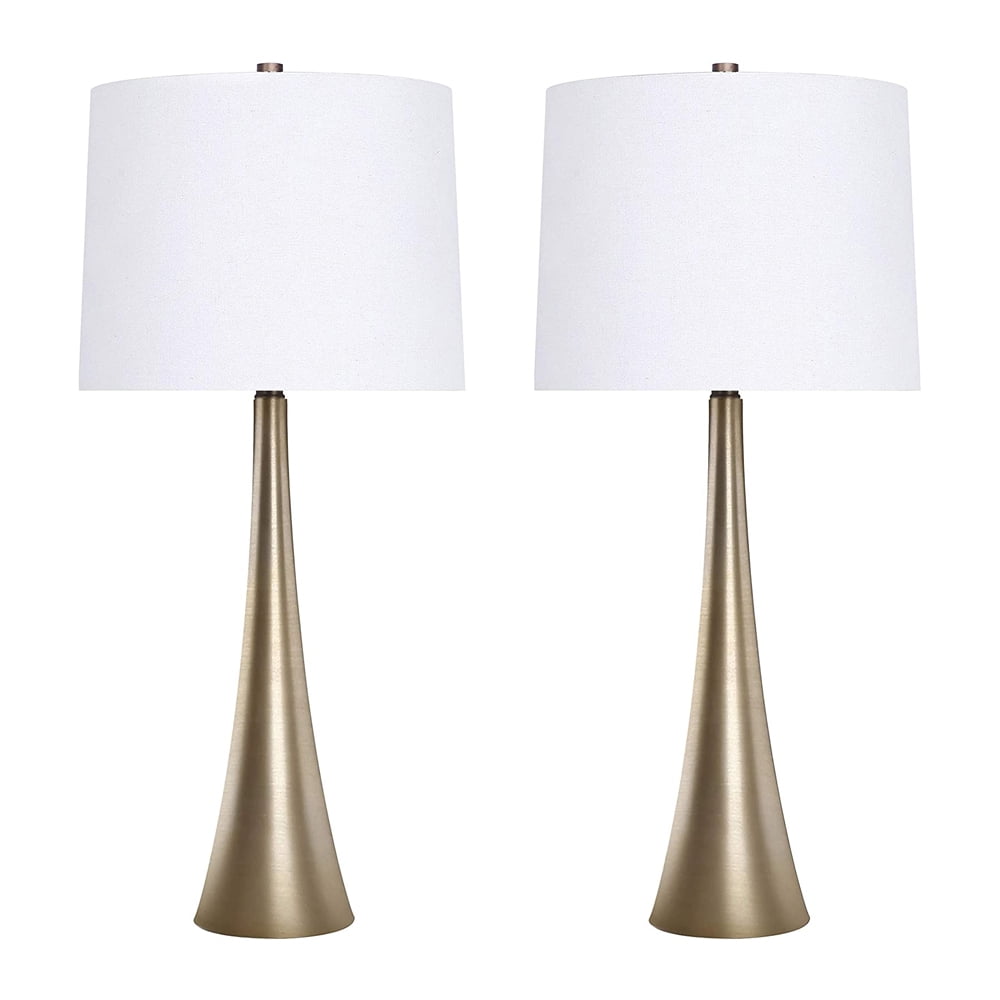 Grandview Gallery 29.5 Inch Tall Modern Table Lamps, Plated Gold for ...