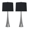 thumbnail image 1 of Grandview Gallery 29.5 Inch Tall Table Lamps, Polished Nickel (Set of 2), 1 of 5