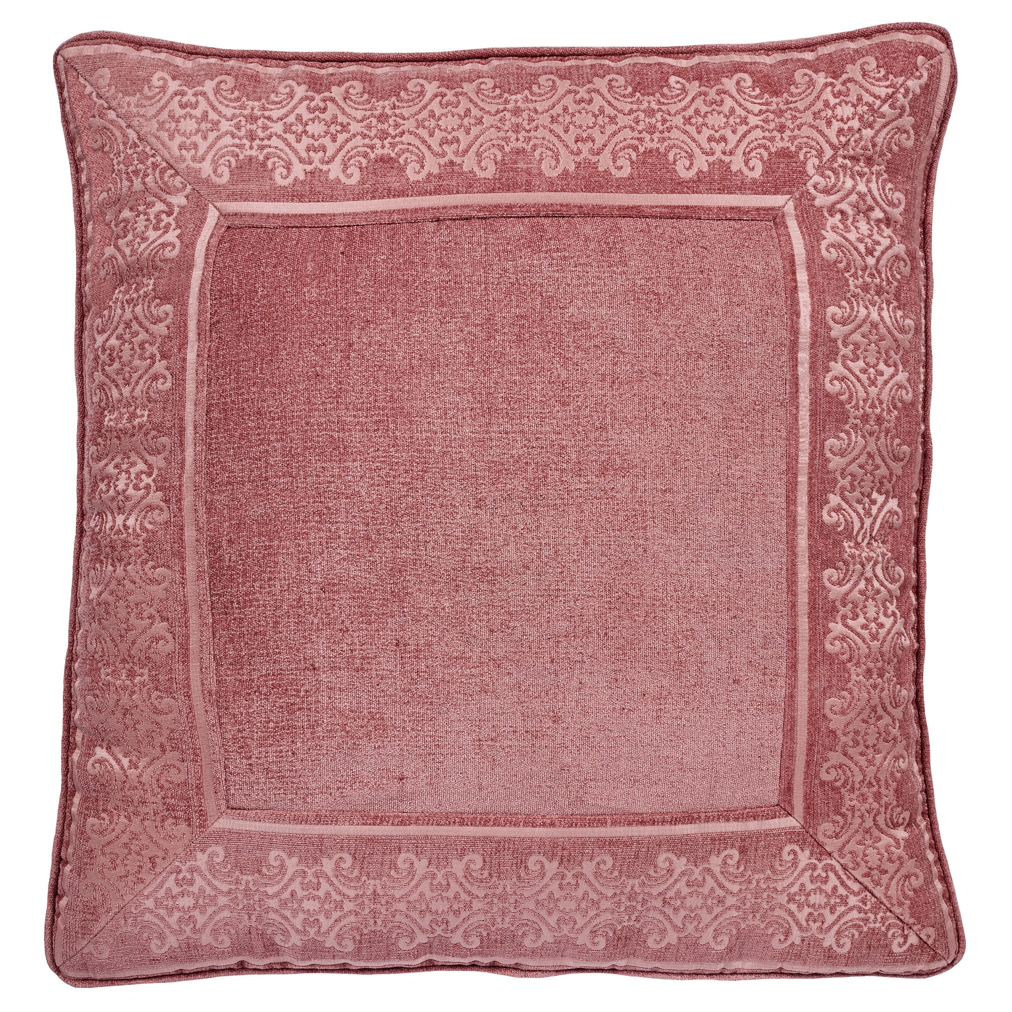 Grandview Piped European Sham Only Rose European Sham 26 x 26 inches
