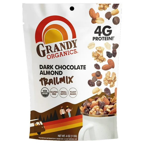 Grandy Oats Dark Chocolate Almond Trail Mix 4 oz.