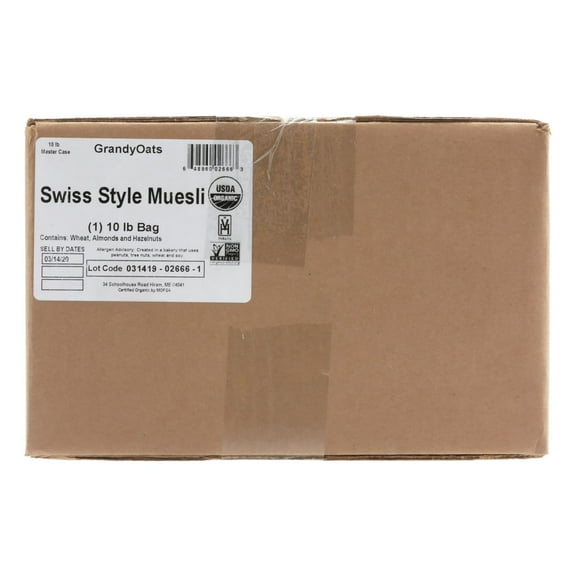 Grandy Oats Muesli Swiss Style - Single Bulk Item - 10lb