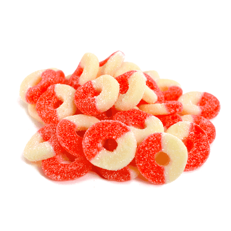 Grandys Candys Fruity Flavored Gummi Rings Bulk Sizes