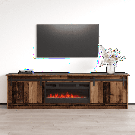 Granero 04 BL-EF Fireplace TV Stand