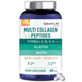 thumbnail image 1 of Granions Hydrolyzed Multi Collagen Peptides Pills  - Type I, II, III, V, X Marine Collagen, Hyaluronic Acid, Biotin - 60 Tablets, 1 of 9
