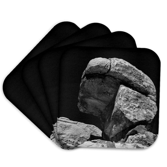 3drose, Granite Boulders, Joshua Tree National Park, California, Set of 4 Coasters - Soft