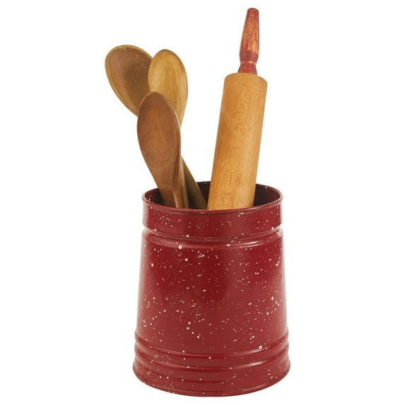 Granite Enamel Red - Utensil Crock - Park Designs