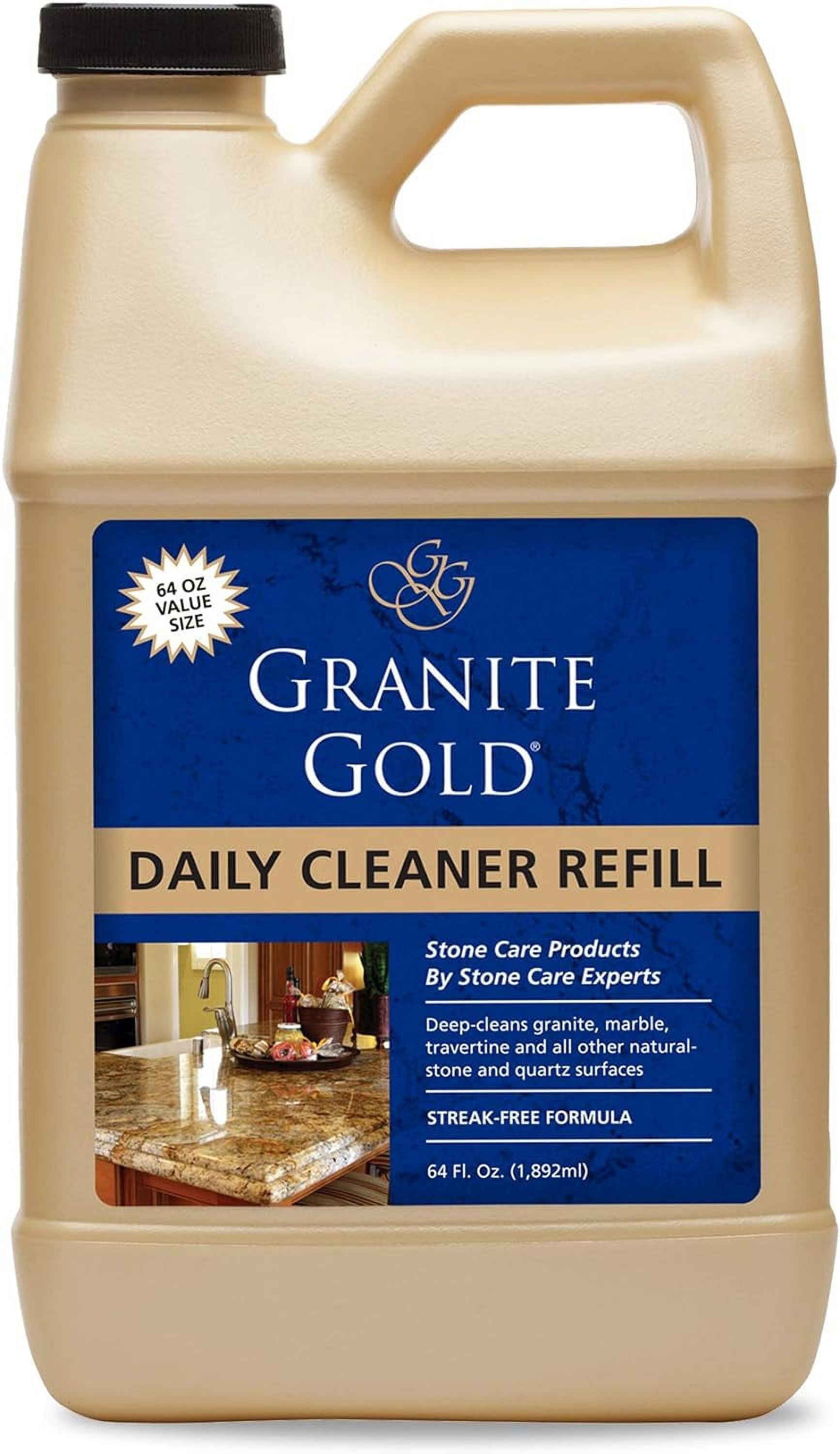 Granite Gold Daily Cleaner Refill Streak Free For Granite Marble Stone Countertops 64 Fl Oz 2819