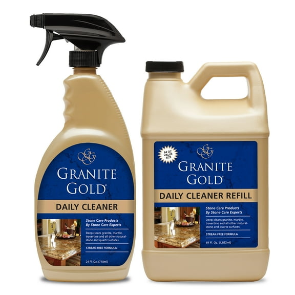 Granite Gold Daily Cleaner Citrus Scent 88 fl oz, 2 Count Spray and Refill