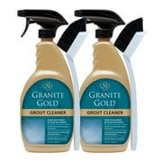 Granite Gold, Grout Cleaner W/Brush, Unscented, 24 oz, 2pk