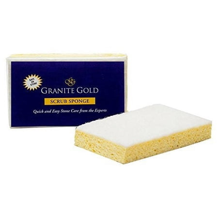 Granite Gold Non-Scratch Scrub Sponge - Gentle Granite, Marble, Quartz Stone Care Cleaning Sponge
