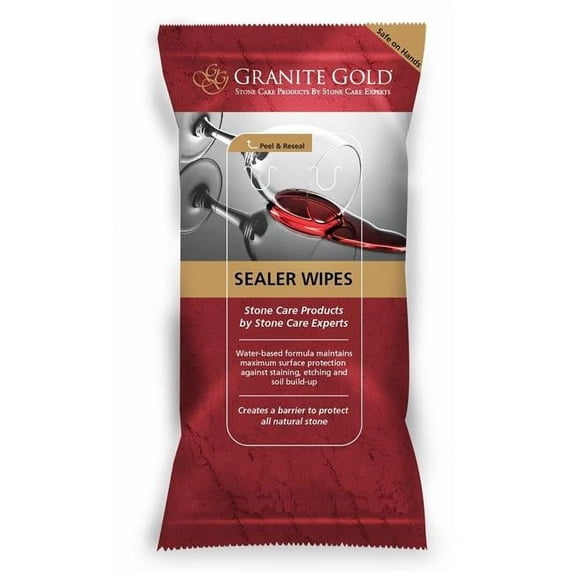 Granite Gold Sealer Wipes-Pack of 6