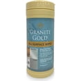 thumbnail image 1 of Granite Gold Surface Cleaner Wipes for Stainless Steel, Glass, Granite, Quartz, Marble Countertops, 40 Count Pack of 1, White, 1 of 7