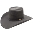 thumbnail image 1 of Granite Gray 100x Wool Felt Cowboy Hat 4" Brim 5" Rodeo Crown Genuinely Handmade, 1 of 2