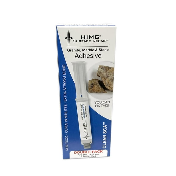 Clear Strong Adhesive for Granite, Marble & Stone - HIMG Surface Repair SCA