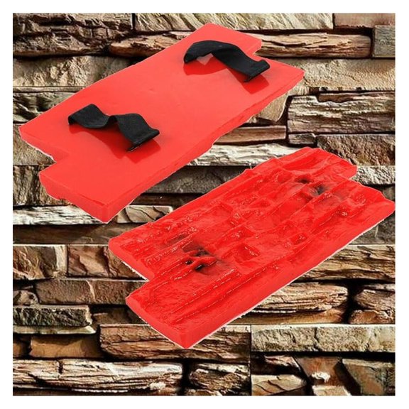 Granite Mat Stamp- Texturing Skin Slate Pattern Stone Decorative Concrete Cement Imprint Texture Stamp Mat Polyurethane Stamping(15.7"x7.8"x0.6")