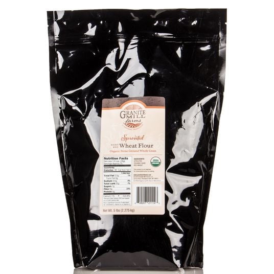 Granite Mill Farms Hard Red Wheat Flour, Sprouted, Organic-5 lb