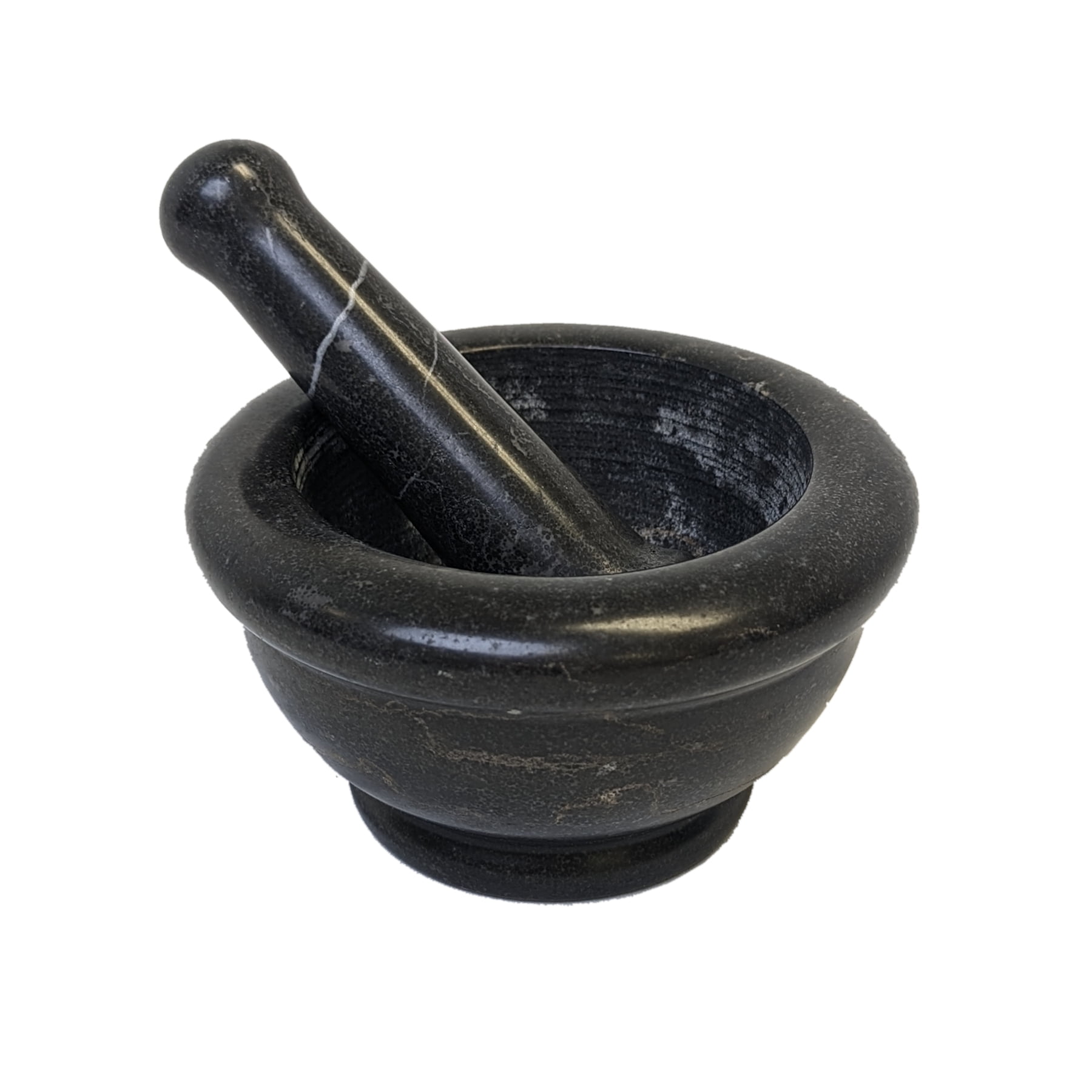 Black Granite 6.5 Inch Mortar and Pestle Set