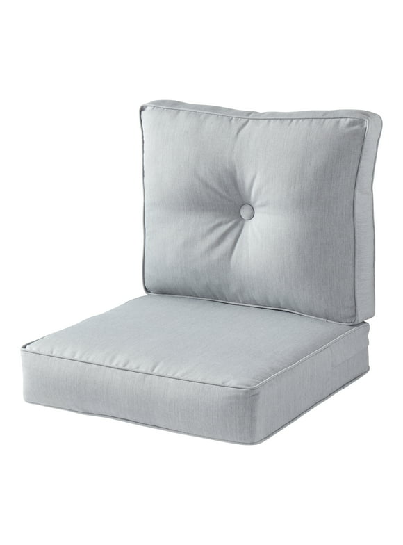 Granite Outdoor Sunbrella Fabric 2-Piece Deep Seat Cushion Set by Greendale Home Fashions