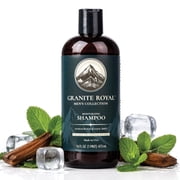 Granite Royal Moisturizing Shampoo for Men - Pro-Vitamin B5 and Exfoliators for Scalp Health