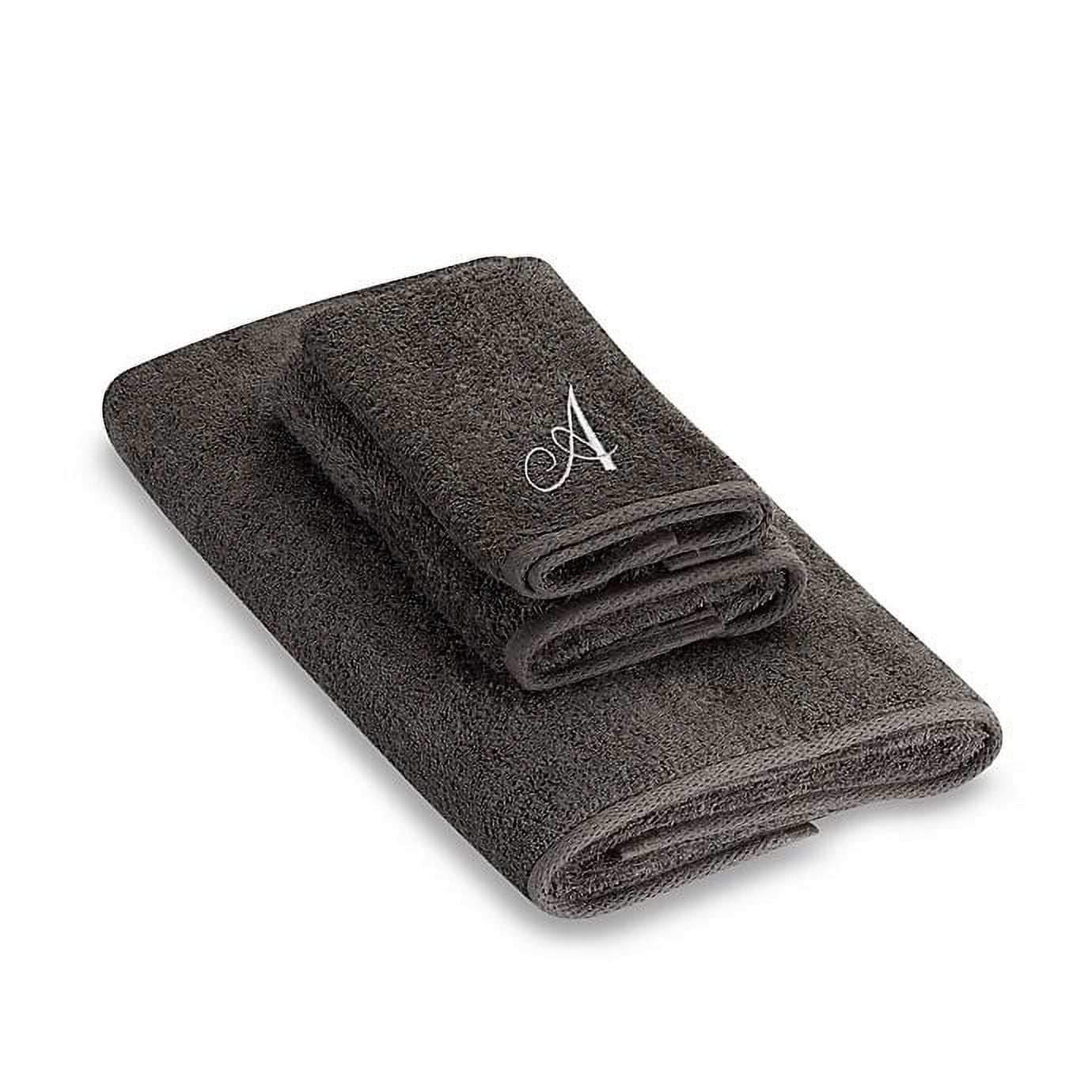 Avanti Linens Galaxy Fingertip Towel - Granite Color, 100% Cotton, Made In USA