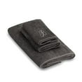 thumbnail image 1 of Granite/Silver Script Monogram Embroidered Fingertip Towel Letter B, 1 of 1