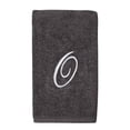 thumbnail image 1 of Avanti Linens  Granite/Silver Script Monogram Hand Towel Letter O - Hand Towel, 1 of 3