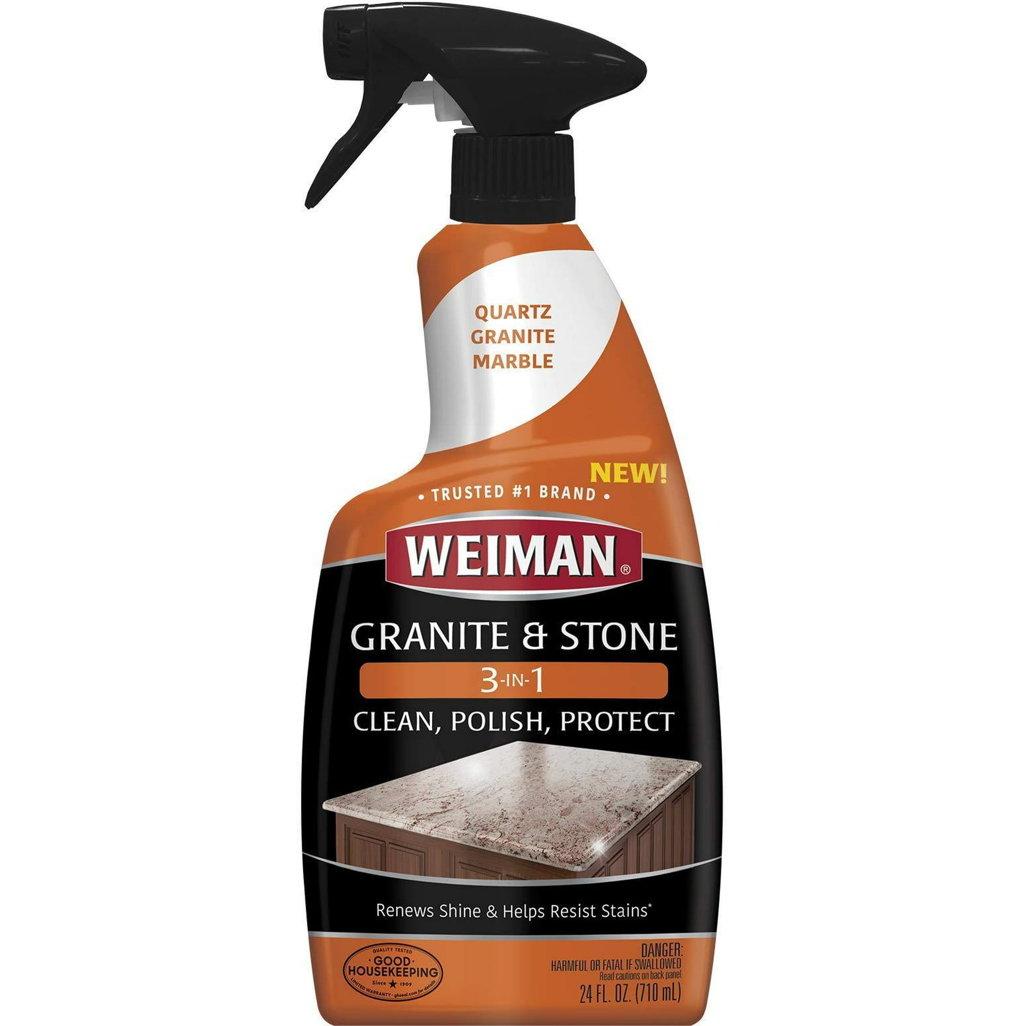 Granite Stone Clean, Polish and Protect 24 Ounce StreakFree, pH
