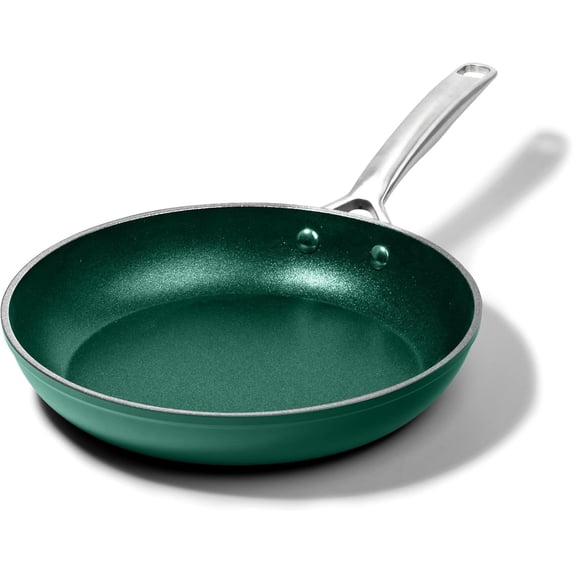Granitestone 10 Inch Emerald Green Pan for Cooking, Non Stick Frying Pans Nonstick Frying Pan Skillet for Eggs, Omelette, Non Stick Pans, Oven & Dishwasher Safe