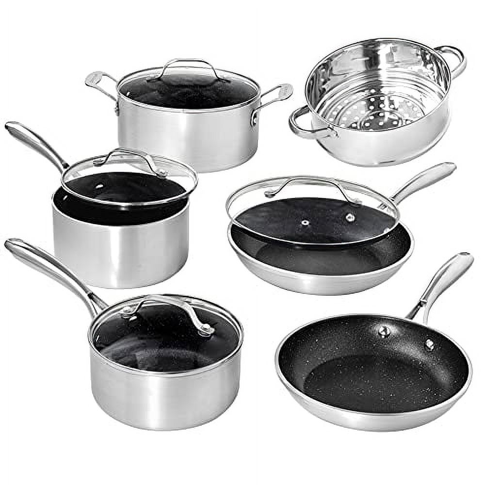 Granite Stone Cookware Sets Nonstick Pots and Pans Set 10pc Kitchen