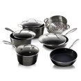 thumbnail image 1 of Granitestone Diamond 10 Piece Nonstick Pots and Pans Set with Platinum Hammered Exterior, Mineral & Diamond Infused Ultra Nonstick, Dishwasher Safe Cookware Set, Induction Capable, As Seen on TV, 1 of 6
