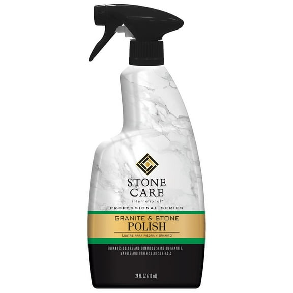 Granite Stone Polish - 24 Ounce - for Granite Marble Soapstone Quartz Quartzite Slate Limestone Corian Laminate Tile Countertop