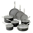 Granite Stone Pro Chalk Nonstick Pots & Pans Set 13 Piece Hard Anodized