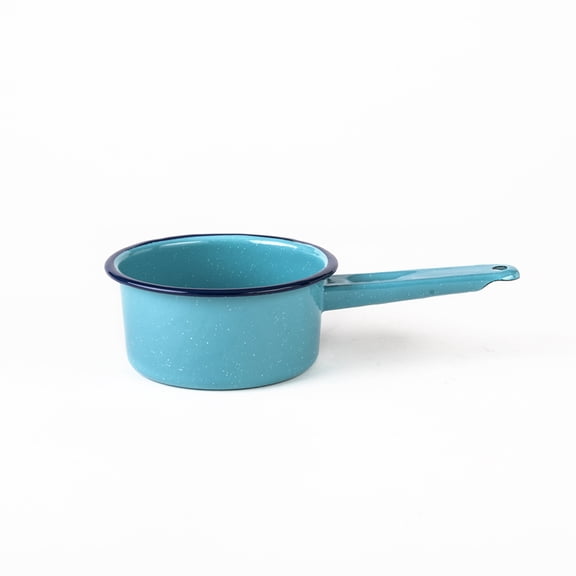 CINSA 1 Qt Nonstick Saucepan, Enamel on Steel Cookware - Turquoise Blue