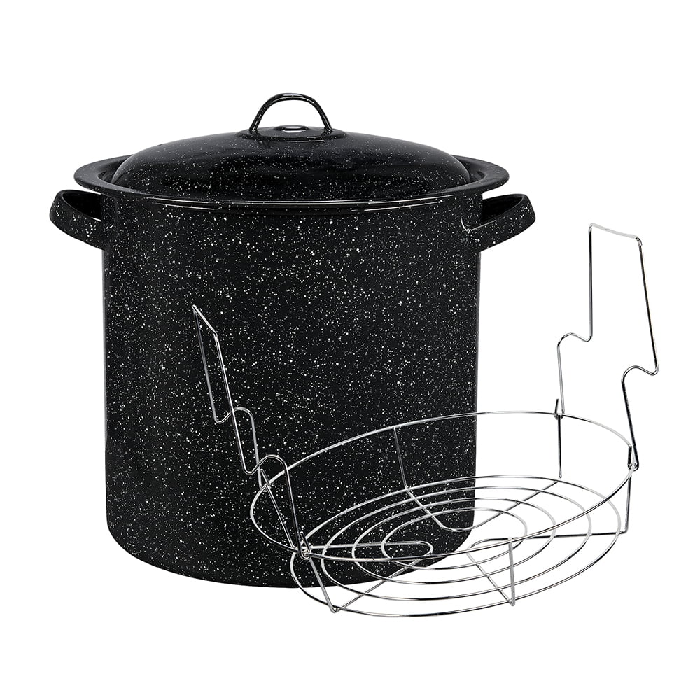 Granite Ware F0732-2 Pressure Canner and Cooker/Steamer, 12-Quart, Black by  Granite Ware