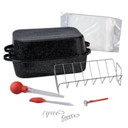 Granite Ware 22.05 in x 14.96 in Rectangular Roasting Pans, Enameled Steel, Nonstick - Set of 10