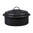 thumbnail image 1 of Granite Ware 3 lb. Capacity Covered Round Roaster, Speckled Black Enamel on Steel, 1 of 6