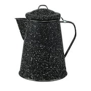 Granite Ware Coffee Boiler, 12 Cup - Speckled Black